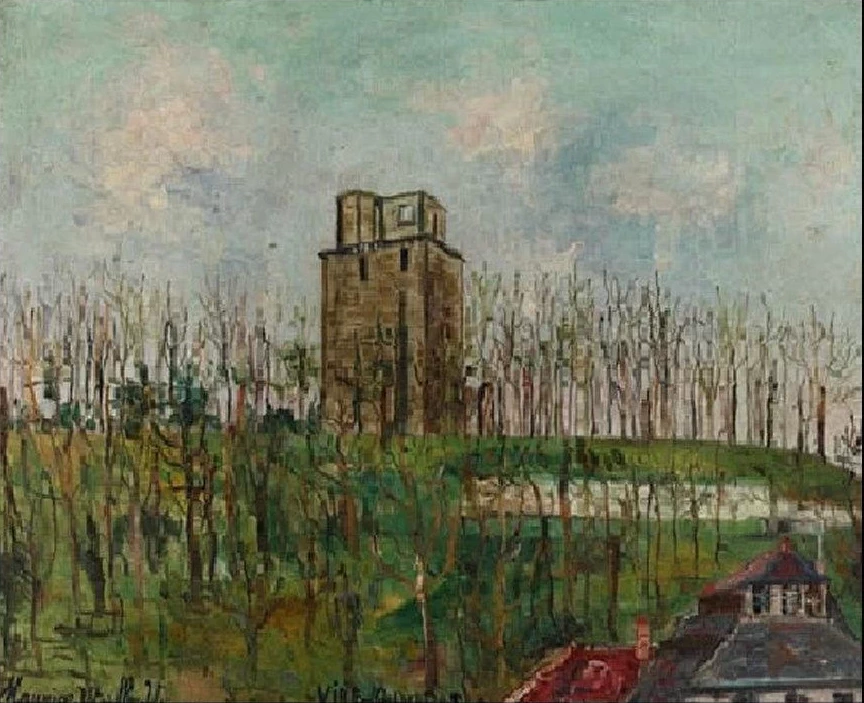 Le Donjon rue de Veaux Vire Calvados (1932)